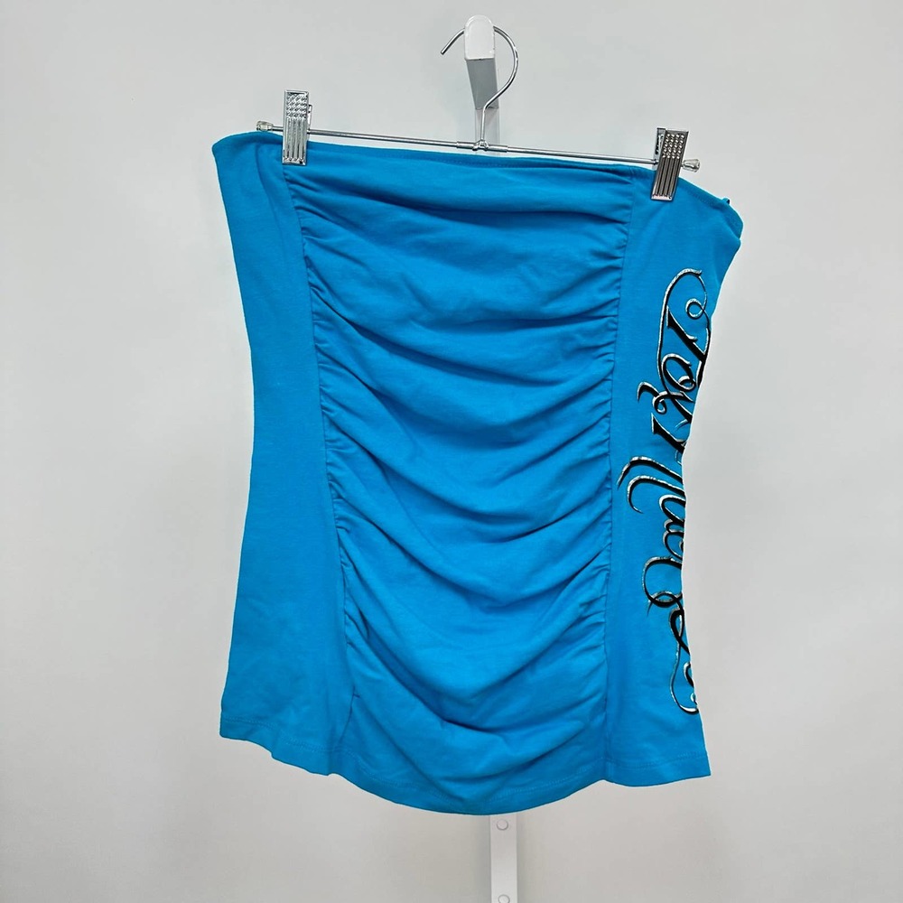 Y2K Fox Racing Scrunch Tube Top